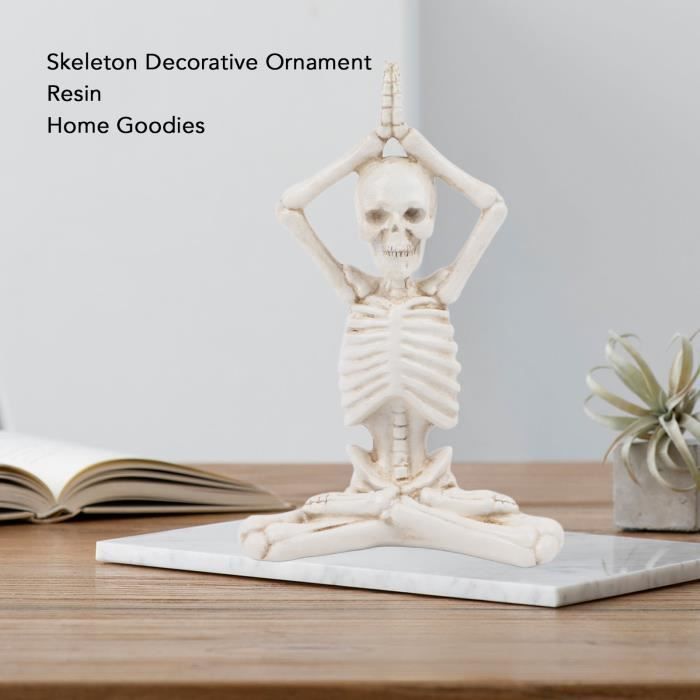 Figurines Squelettes En Résine - Décoration Gothique Halloween - Statuettes Mignonnes à Collectionner