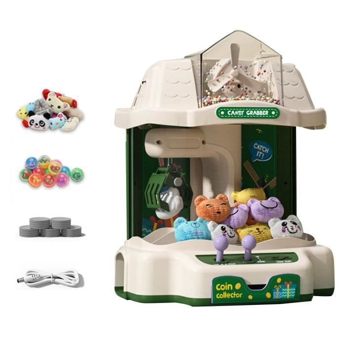 Machine à Attraper Les Poupées - Maycoly Avec 10 Peluches Lapin Et 10 Capsules, Musique Et Lumières, Dès 3 Ans