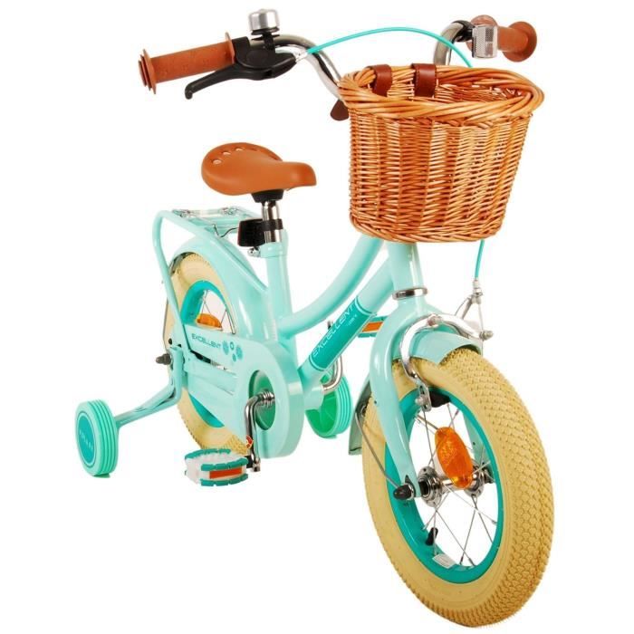Vélo pour enfants Volare Excellent 12 pouces vert - VOLARE - Mixte - Frein à main et frein à rétropédalage