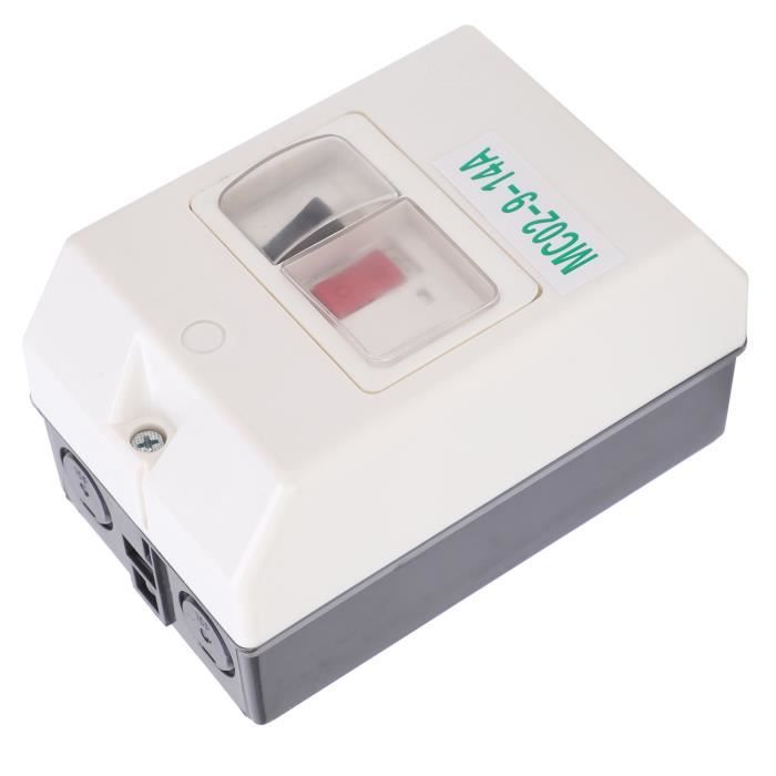 Interrupteur De Protection Moteur MC02-1.6-2.5A - Disjoncteur Étanché IP55 220V/380V ABS Pour Industrie Et Équipement Électrique