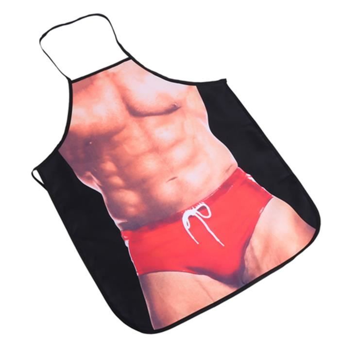 Tablier De Cuisine Sexy Et Drôle - Satin Mat - Cadeau Créatif Pour Femme - Lavable Machine