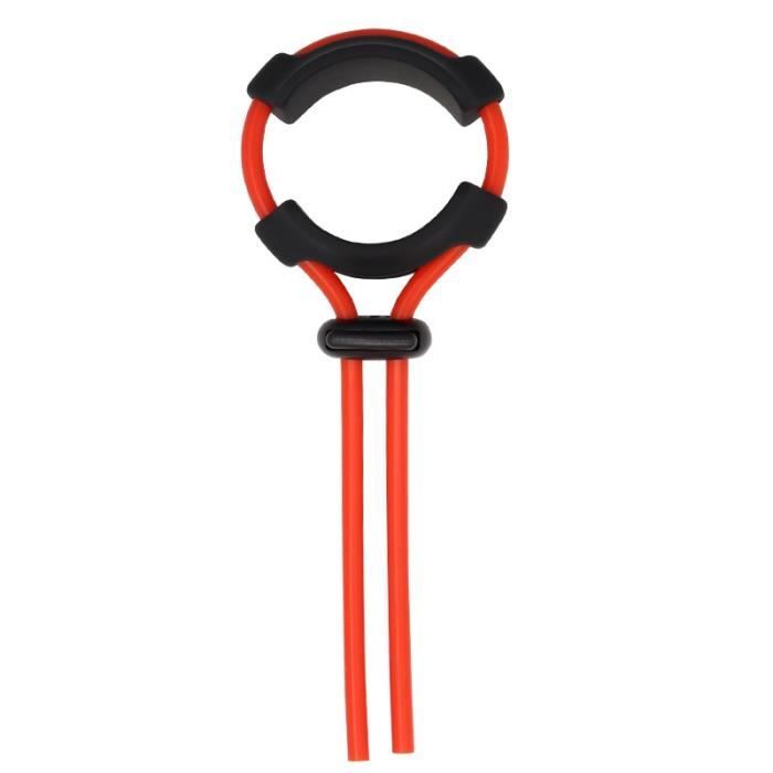 Bague De Pénis BDSM En Silicone Noir - Jouet Sexuel Bondage, Agrandisseur, Anneau Scrotum, Neuf Générique
