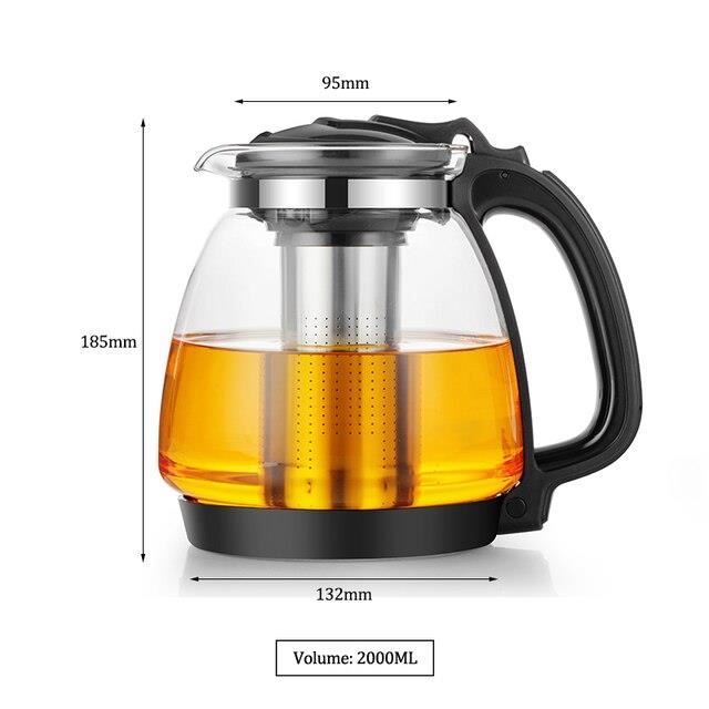 Théière Avec Infuseur Darty Théière En Verre Fenayuu Avec Infuseur - Parfaite Pour Garder Votre Thé Au Chaud - Idéale Pour Cadeaux Theiere Infuseur Courte