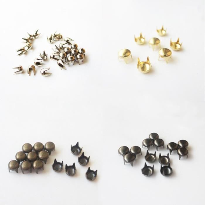 Arrêts De Fermeture éclair Métal Bronze – 4 Griffes, 20 Pièces, Pour Fermeture 5-6mm