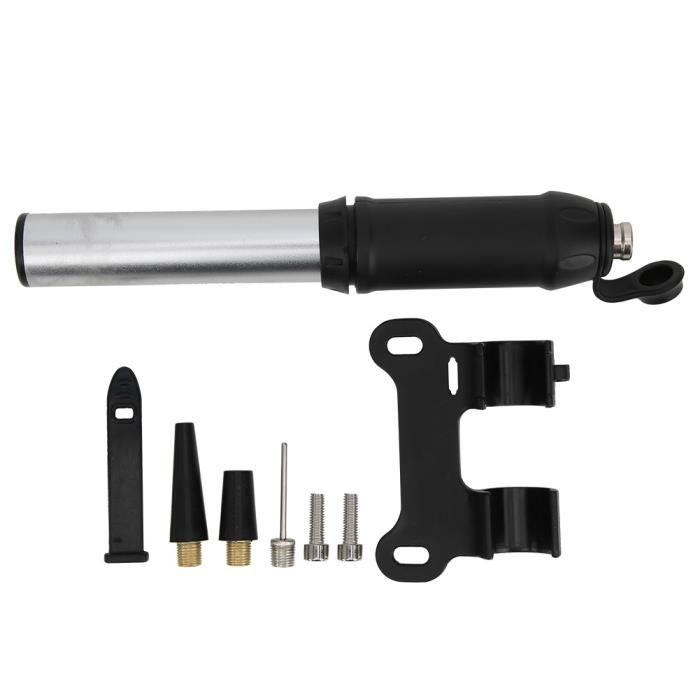 Pompe à Vélo Portable en Alliage d'Aluminium - ZJCHAO - 140PSI - Blanc