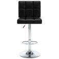 #Buy#5410Magnifique Luxueuse-Lot de 2 Tabouret de Bar Design Industriel - Tabouret Cuisine Tabouret Haut Chaise de Bar Noir Similicu-1