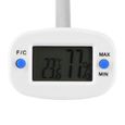 Thermomètre de sol en acier inoxydable, mini humidimètre électronique de haute précision, testeur d'humidité de température-1