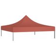 *HOME4300Elégant Toit de tente de réception Moderne - Toile de Rechange Toile Supérieure pour Tonelle Chapiteau de Jardin 3x3 m Terr-1