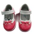 Chaussures Babies en Cuir Verni Blanc et Rose Fuchsia pour Bébé Fille - Pointure 21 au 26-1