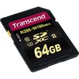 Carte mémoire Transcend 700S 64GB SDXC Class3 UHS-II-1