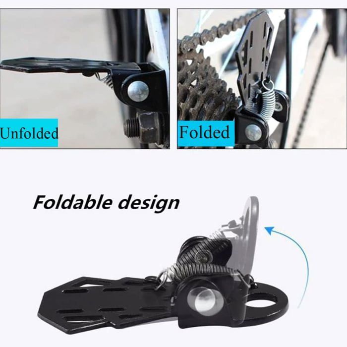 Pédales Plates Vélo En Aluminium, Noires, Quick Release, 11.2x3.7cm, Neuves