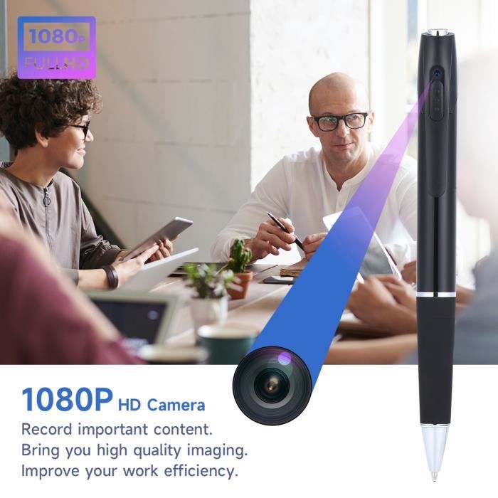 Camera Stylo Avec carte TF 32 Go-Mini caméra stylo portable Full HD 1080P, micro ...