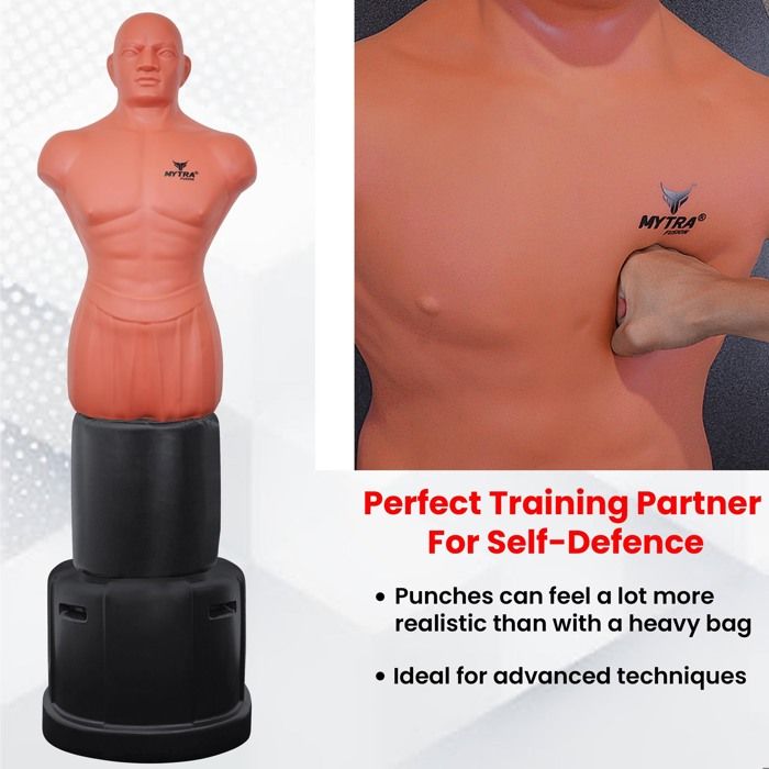 Mannequin de Boxe, buste de frappe XL multifonctionnel à Hauteur