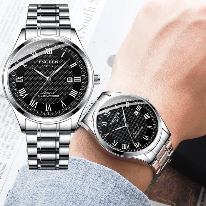 RMEGA Montre Homme Montres Bracelets Etanche Chronographe
