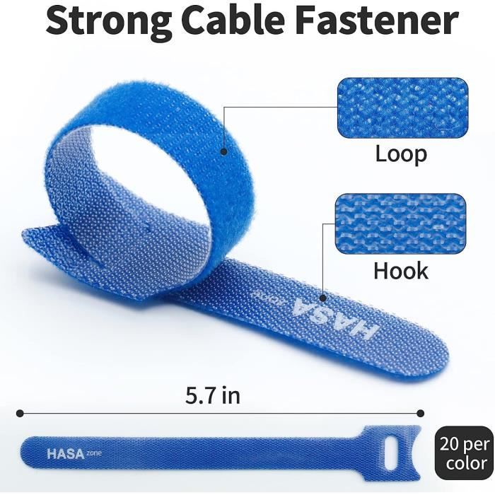 1pc Attache câble en silicone Attache câble réutilisable - Temu