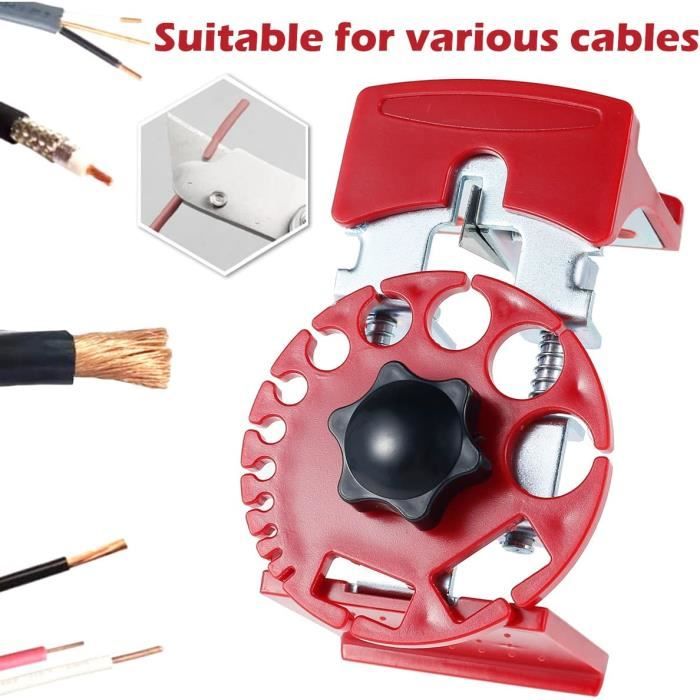 Machine a Denudeuse de Cable Electrique, Portable Wire Stripper à la Main,  Denudeur fil Electrique , Outil à Dénuder pour Câble - Cdiscount Bricolage