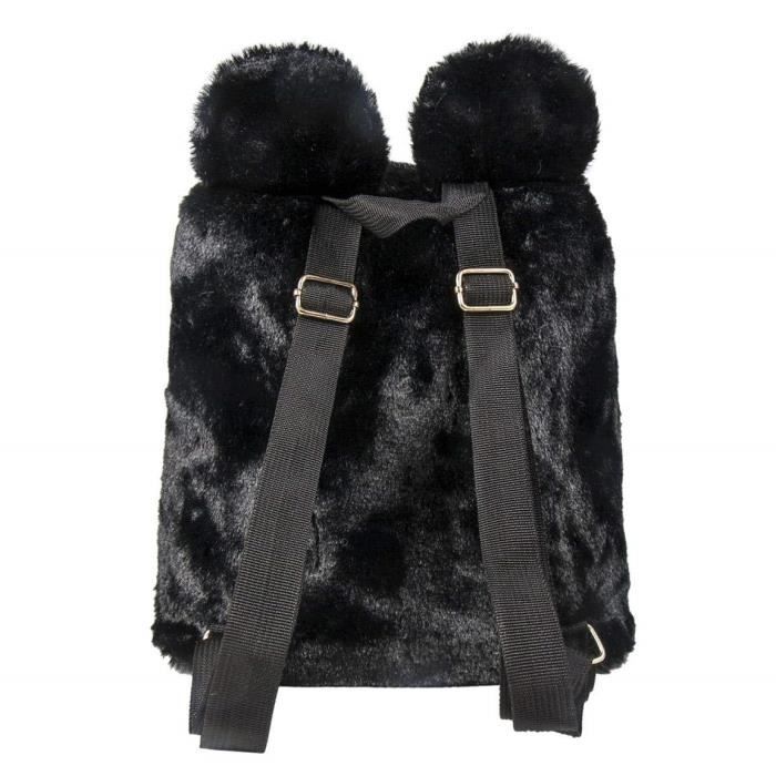 Artesanía Cerdá Baluchon Sac à dos fourrure Noir Mickey Mouse Disney 25cm Cdiscount