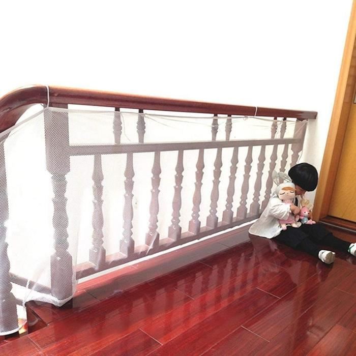 Filet de Protection Balcon pour Bébé et Enfant, Filet de Sécurité pour  Balcon et Escalier, Solide et robuste - 300*77cm - Cdiscount Puériculture &  Eveil bébé