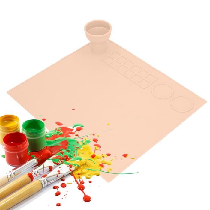 Tapis De Bricolage pour Enfants Tapis De Peinture en Silicone