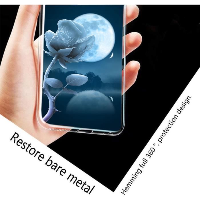 Protection d'écran pour smartphone iPomcase Verre trempé Full Cover (Lot de  2) pour Samsung Galaxy A51 4G