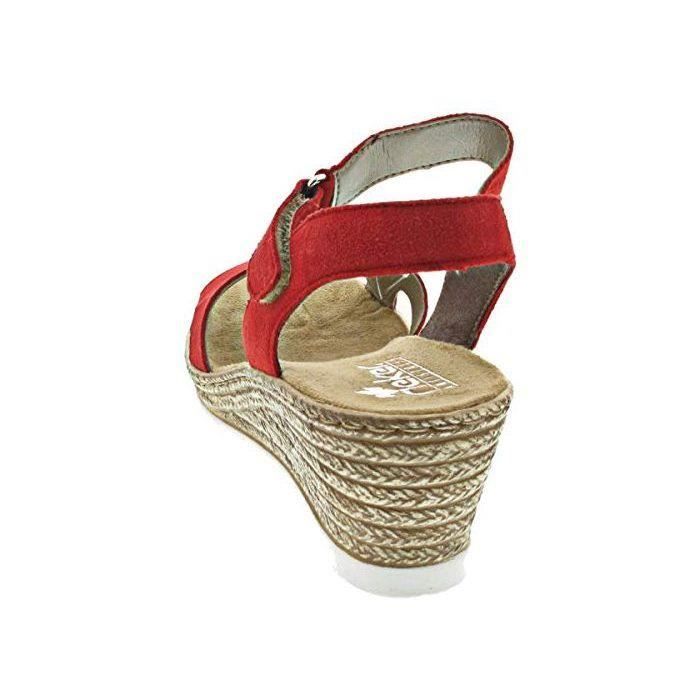 Rieker Femme Sandales 619H3 Dame Sandales compens es Sandales