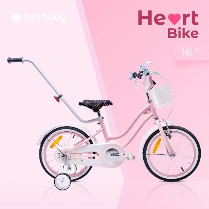 Velo fille 16 on sale pouces avec panier
