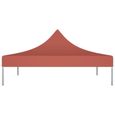 *HOME4300Elégant Toit de tente de réception Moderne - Toile de Rechange Toile Supérieure pour Tonelle Chapiteau de Jardin 3x3 m Terr-2