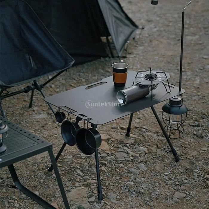 Table de camping pliante