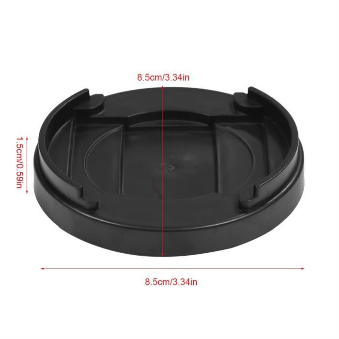 Rehausseurs De Meubles Réglables Et Empilables - Lot De 16 - Noir - 7x7x3,5 Cm - Pour Canapé, Lit, Frigo...