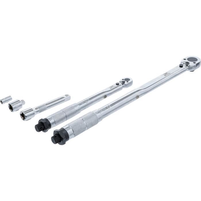 Clé dynamométrique 1-2douilles valise 20-210 nm à cliquet certifié tÜV