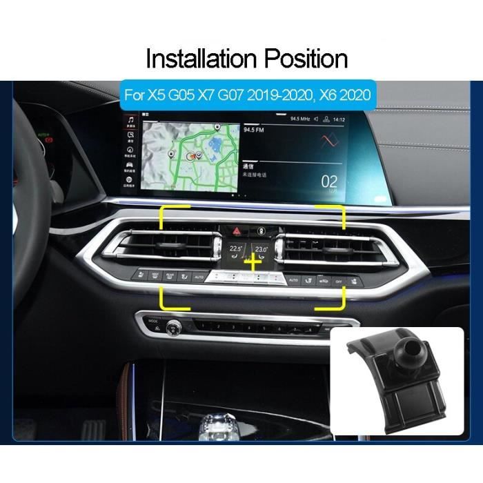 Système de fixation universel pour smartphone / GPS BMW X6