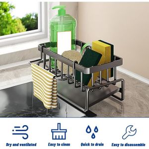 SHINING HOUSE Support Pour Éponge Crochet Pour éponge à Vaisselle En