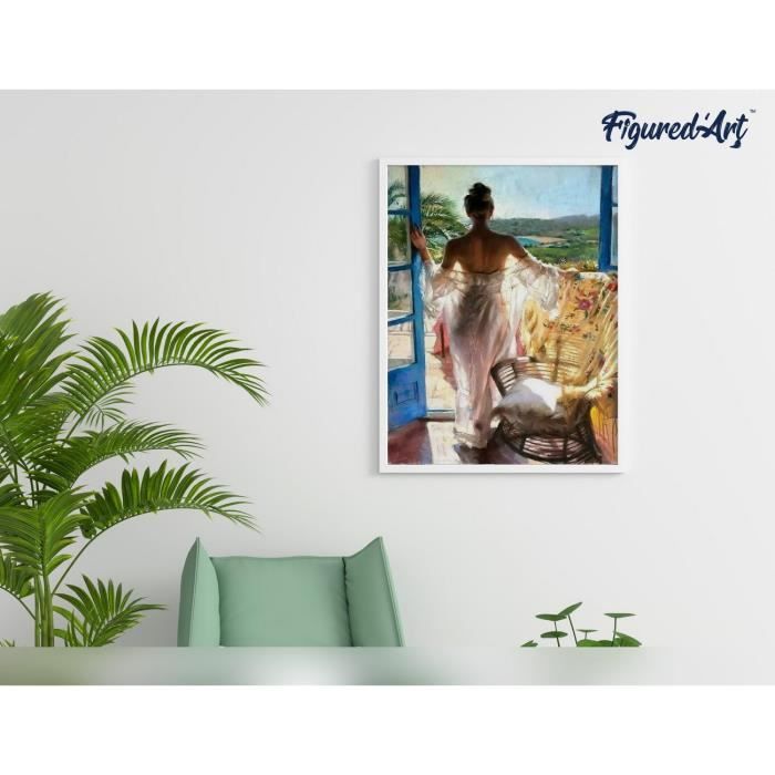 Kit Peinture Numéro Figuréd'art Peinture Par Numéro Figured'Art Femme Nue 40x50cm - Kit Loisir Créatif Adulte Activité Manuelle Anti-stress