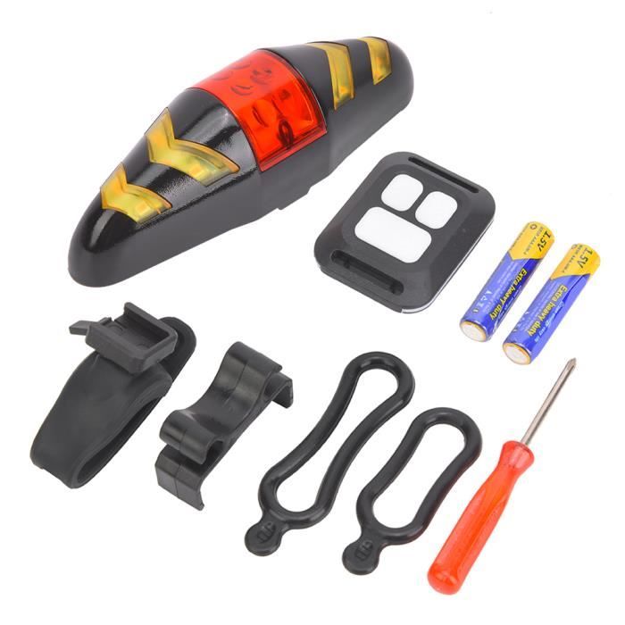 Clignotant 3 En 1 Stop Gauche Droite Clignotant Arrière Sans Fil Pour Vélo - 3 En 1 : Feu Arrière, Clignotants Gauche/droit Et Feu Stop - Avec Télécommande Clignotant Stop Automatique