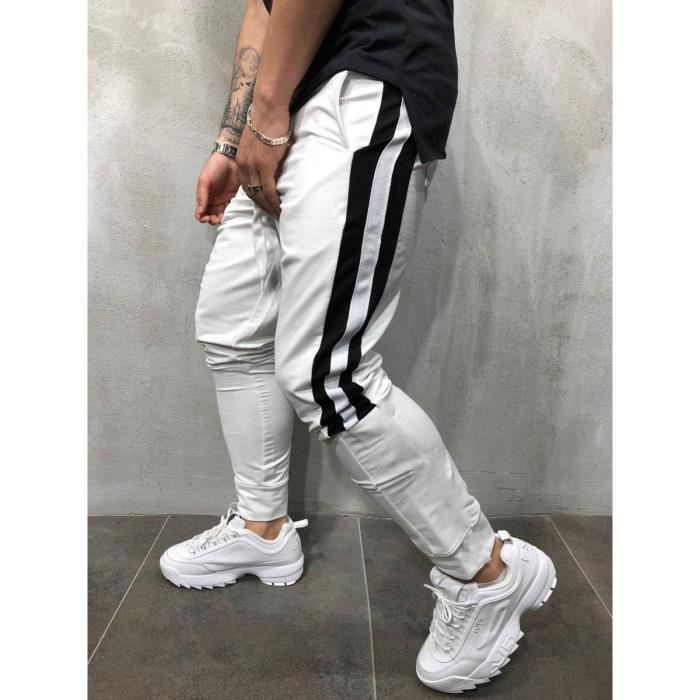 Pantalon de surv tement homme Fashion Hip Hop Fitness Streetwear
