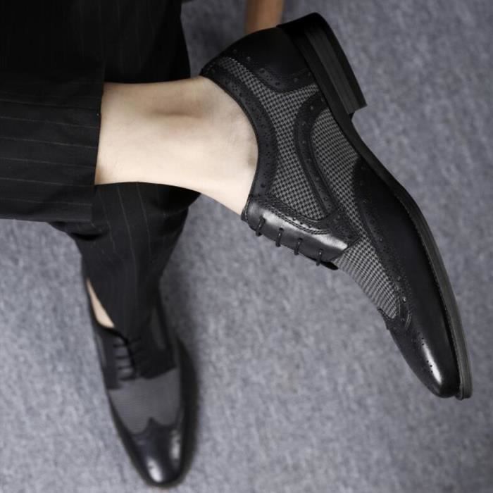 Chaussure Homme Noir #cdiscount #chaussuredeville #richelieu