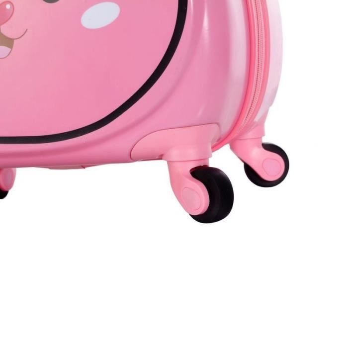 Valise Enfant Snowball Sirène - Rose, Polycarbonate, Cabine, 46x30x22 Cm - Neuve