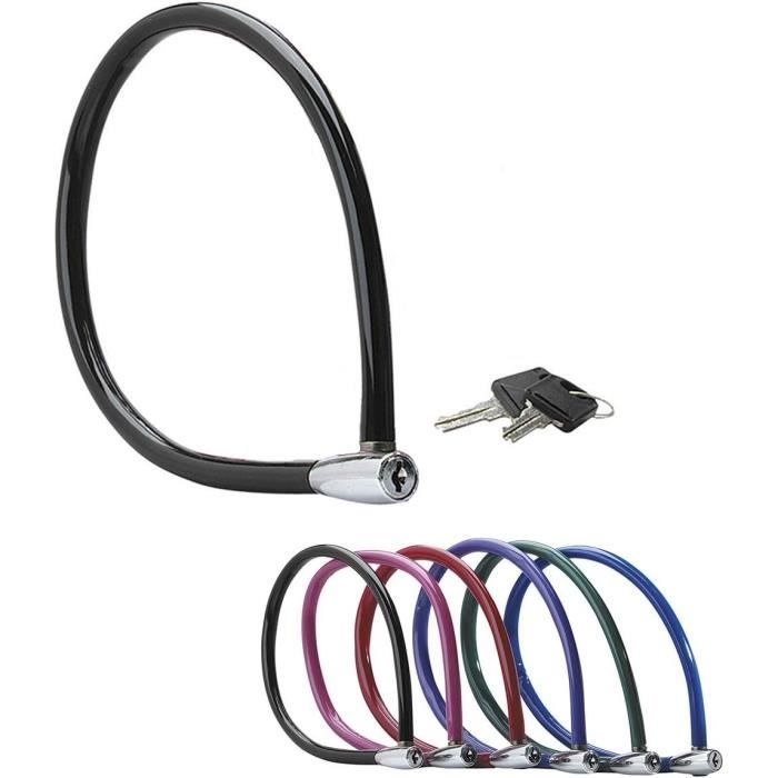 Câble Antivol à Code 4 Chiffres Barbieri - Longueur 120 Cm, Largeur 12 Mm, Acier Renforcé