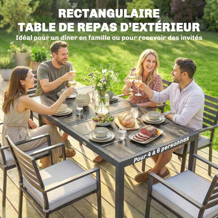 Table Basse De Jardin Rectangulaire En Bois D'Épicéa – 68 X 44 X 75 Cm, Style Naturel Et Élégant Outsunny