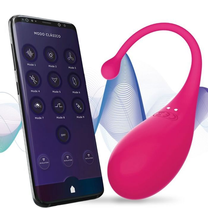 Oeuf Vibrant Connecté Télescopique – Commande Bluetooth, Silicone Violet, Imperméable