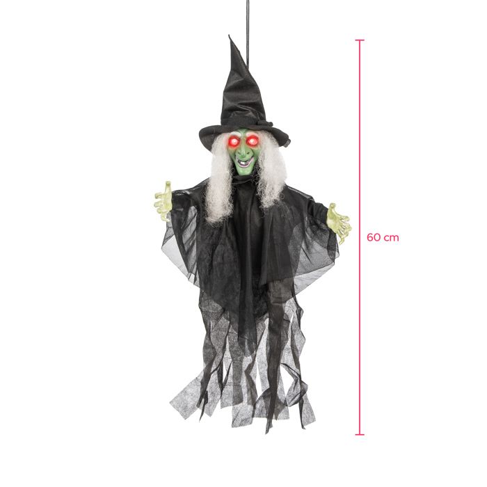 Poupée Animée Halloween – Parlante, Yeux Qui Brillent – D'occasion