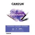Bloc Canson Graduate - Mixed Media - 0 - A5 - 200 g - 20 feuilles-0