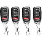 Télécommande Universelle - JORMFTTE - 4 Canaux - 433 MHz - Duplicateur Sans Fil - Noir