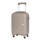 Valise taille cabine XS 50 cm Alistair - Collection Iron - 4 roues - ABS ultra résistant - Champagne