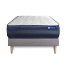 ACTISOM Ensemble matelas ACTIMEMO TECH 120x190 Mémoire de forme Maxi épaisseur 5zones de confort + sommier K