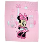 MINNIE DISNEY Plaid polaire extra doux imprimé - DISNEY MINNIE SHOPPING - Rose - 125x150cm