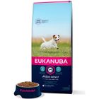 EUKANUBA Croquettes pour chien de petite race - 100% complet et équilibré - Sans arôme artificiel ajouté - Au poulet - 15kg