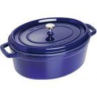 STAUB Cocotte Fonte Emaillée Ovale Bleu Intense 31cm …