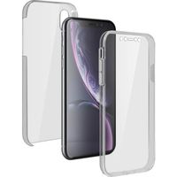 Coque iPhone XR Protection 360° Silicone + Polycarbonate Transparent