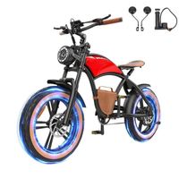 EMOKO B10 - Vélo Électrique - 1000W - Batterie Amovible 48V 12.5AH - Tout Suspendu - 7 Vitesse SHIMANO - Roue 20’’Gros Pneu - Nior